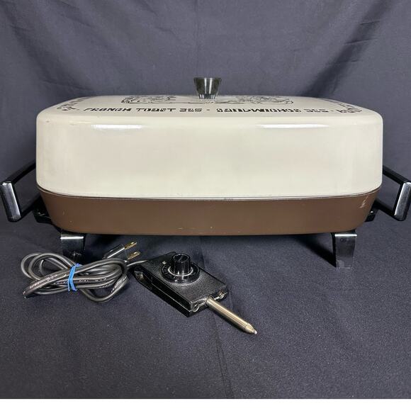 Presto Mid-century Style High Dome Electric Skillet 15”x 11” - Picture 1 of 8